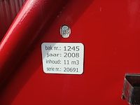 11 m³ haakarm afzetcontainer, 2008 - afbeelding 6 van  7