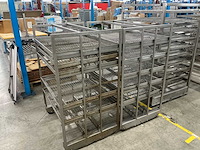 11 stuks rookkast karren rvs - afbeelding 3 van  13