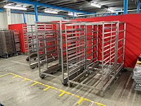 11 stuks rookkast karren rvs