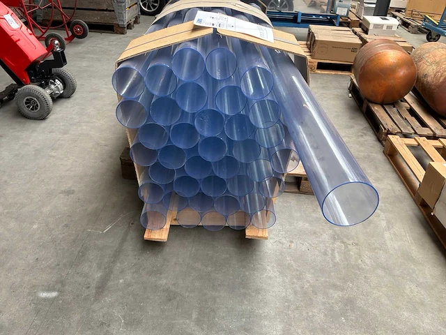 Ø 110 transparante pvc buis 2m (40x) - afbeelding 1 van  5