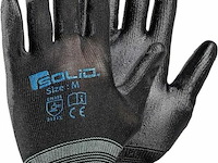 ± 1100x solid werkhandschoenen zwart - maat s & m mix - afbeelding 1 van  1