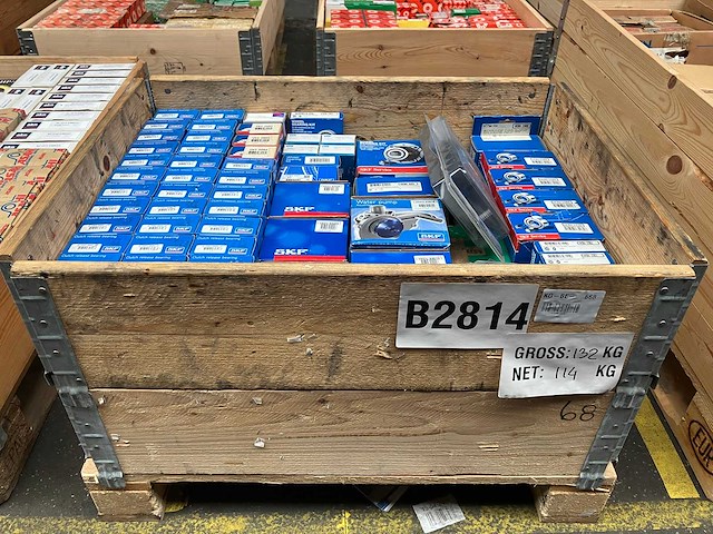 114 kg net bearings from skf, ina, nsk, koyo and others - afbeelding 1 van  1