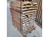 115 x azobe paal 80 x 80mm met punt , lengte 100cm - afbeelding 3 van  4