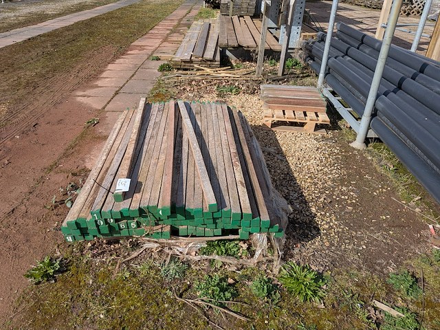 115x tuinpaal hardhout - afbeelding 2 van  7