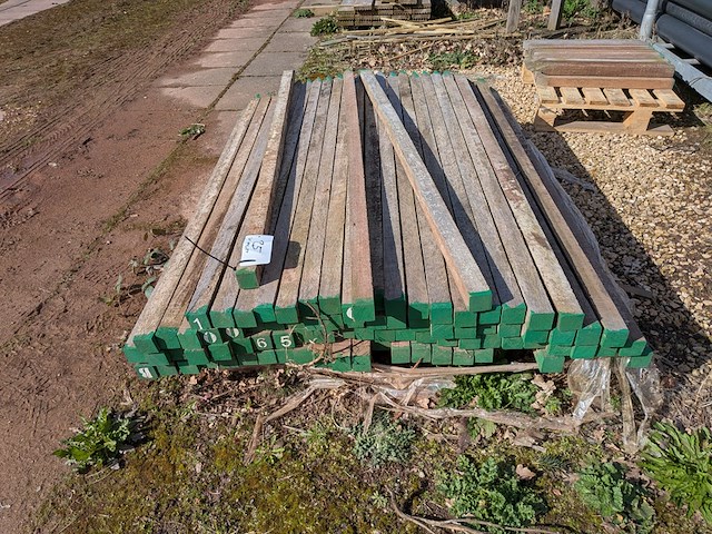 115x tuinpaal hardhout - afbeelding 3 van  7