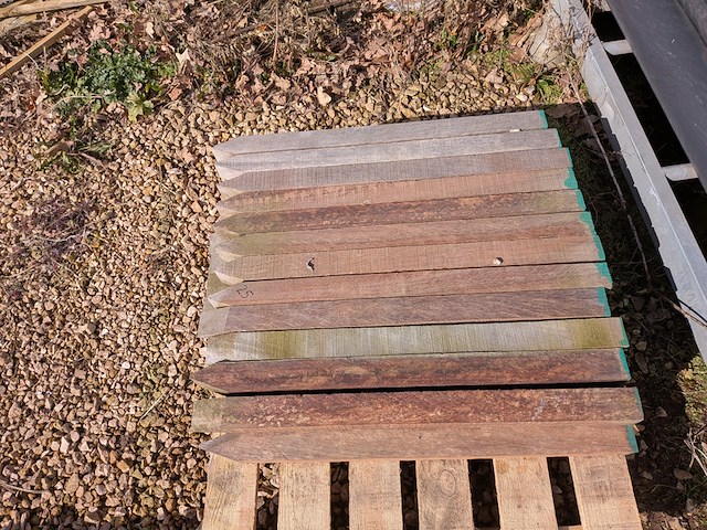 115x tuinpaal hardhout - afbeelding 6 van  7