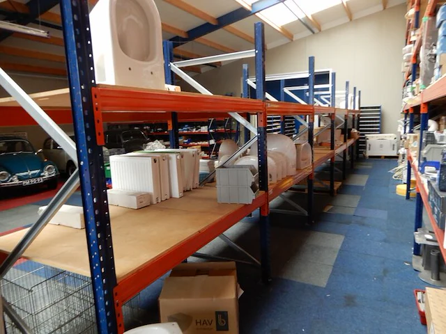 11,72mtr palletstelling, oranje/blauw - afbeelding 2 van  4