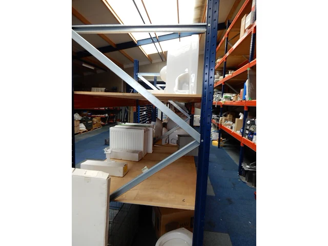 11,72mtr palletstelling, oranje/blauw - afbeelding 3 van  4