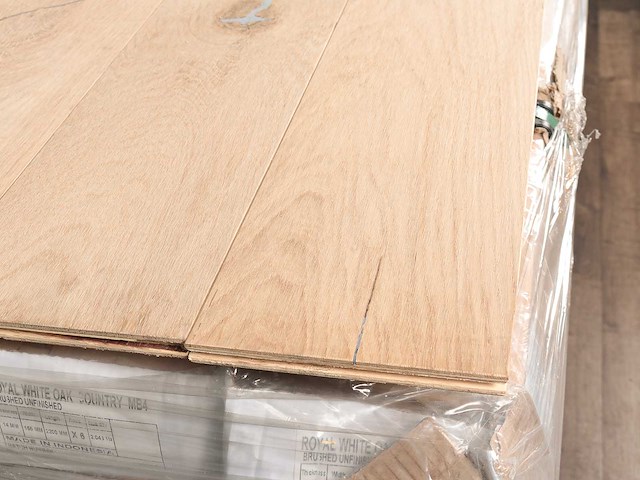 118 m2 parket eiken xl mutliplank onbehandeld- 2200 x 155 x 14 mm - afbeelding 2 van  4