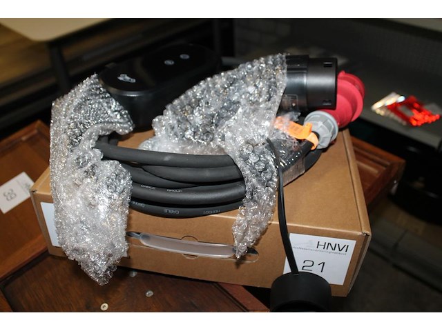 11kw laadkabel voor elektrische en hybride auto's met 16a (400v) voedingsstekker naar type2 laadconnector m... - afbeelding 1 van  3