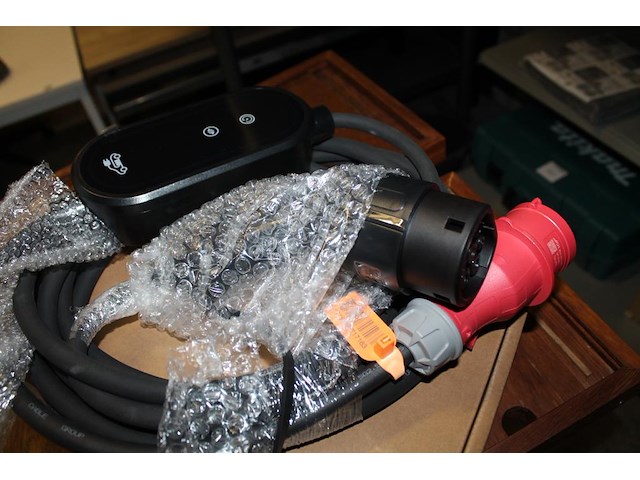 11kw laadkabel voor elektrische en hybride auto's met 16a (400v) voedingsstekker naar type2 laadconnector m... - afbeelding 2 van  3