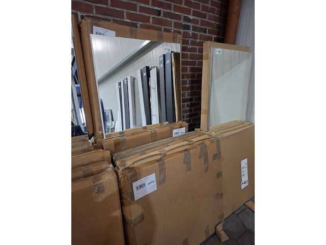 11x badkamerspiegel impero 75, mat wit - afbeelding 1 van  4