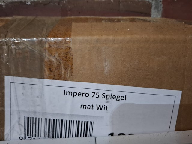 11x badkamerspiegel impero 75, mat wit - afbeelding 4 van  4