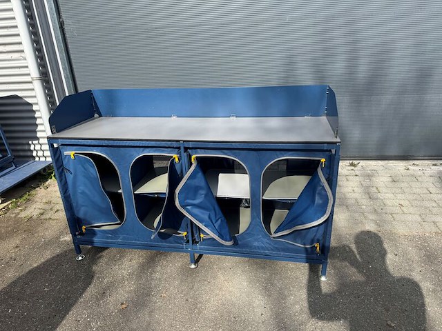 11x demontabele campingkasten / werkeiland - afbeelding 2 van  3