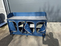 11x demontabele campingkasten / werkeiland - afbeelding 2 van  3