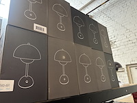 11x design tafellamp verschillende kleuren wit licht, dimbaar en oplaadbaar usb-c, grijs - afbeelding 5 van  5