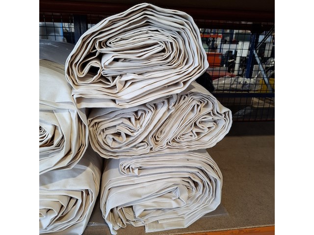 11x pak katoenen canvas ecru - afbeelding 3 van  7