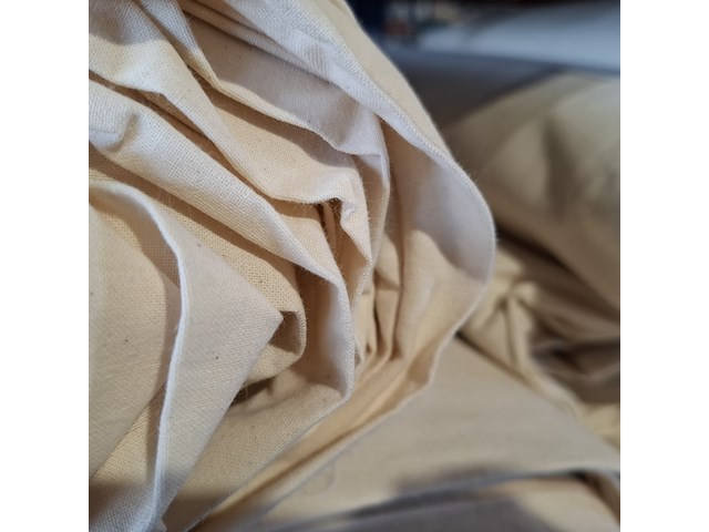 11x pak katoenen canvas ecru - afbeelding 7 van  7