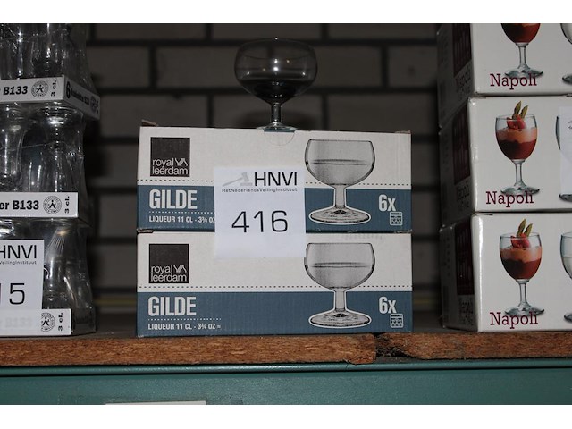 12 borrel glaasjes gilde. - afbeelding 1 van  3