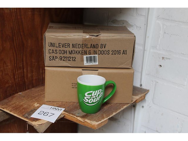 12 cup-a-soap mokken groen. - afbeelding 1 van  2