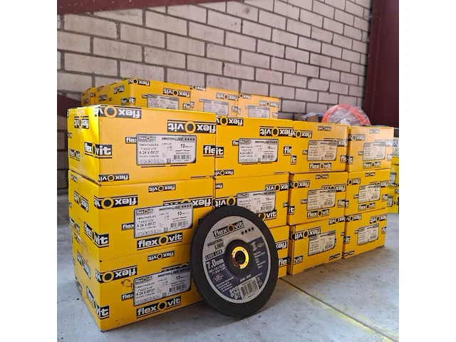 12 doos a 10 stuks afbraamschijf flexovit, 180x7,0x22,23 - afbeelding 1 van  4