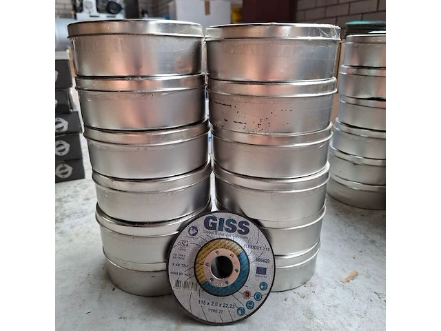 12 doos a 10 stuks doorslijpschijf giss, 115x2,0x22,23 - afbeelding 1 van  4