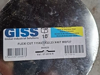 12 doos a 10 stuks doorslijpschijf giss, 115x2,0x22,23 - afbeelding 3 van  4