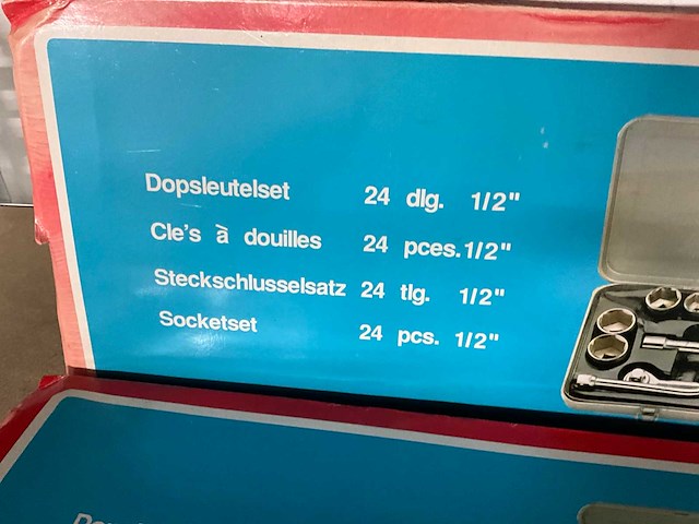 1/2” doppensleutelset (2x) - afbeelding 3 van  3