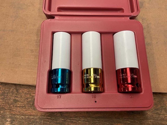 1/2” dr doppenset met teflon - afbeelding 2 van  3