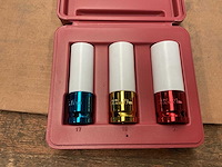 1/2” dr doppenset met teflon - afbeelding 2 van  3