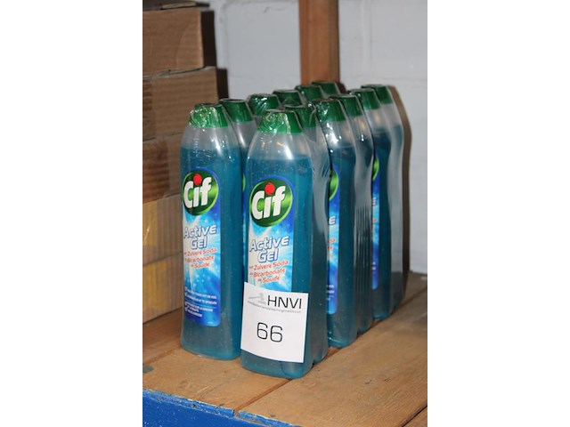 12 flessen active gel cif. - afbeelding 2 van  2