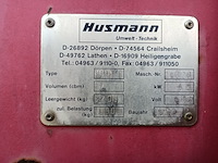 12 m³ haakarm afzet perscontainer, husmann, spb 12an-e-s, 2003 - afbeelding 8 van  9