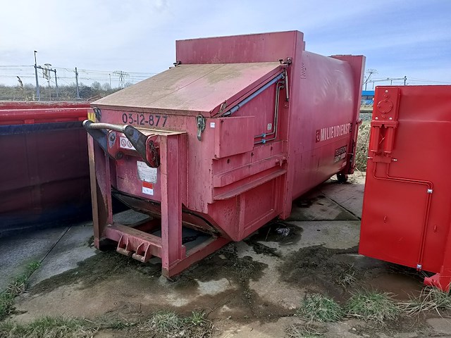 12 m³ haakarm afzet perscontainer, husmann, spb 12an-e-s, 2003 - afbeelding 9 van  9