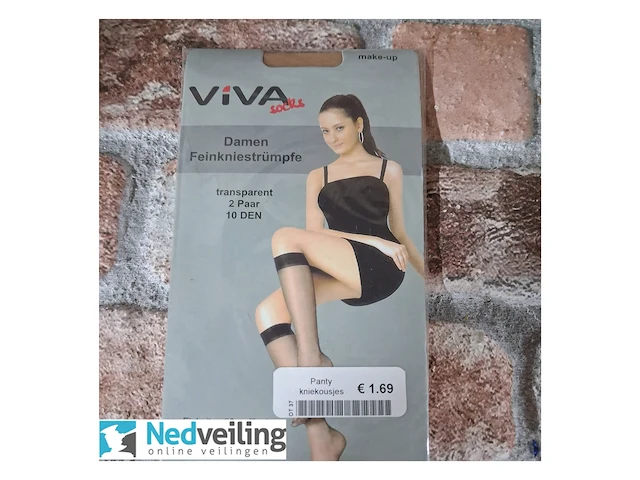 12 pakjes van 2 paar pantysokjes - afbeelding 1 van  3