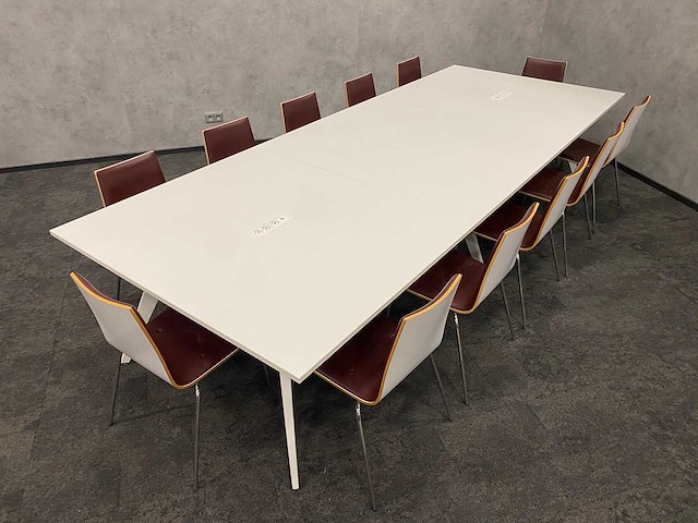 12 persoons conferentie set 360x140 - afbeelding 19 van  21