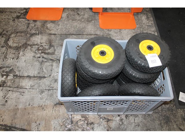 12 steekwagen wielen 3,0 x 4 20 mm. - afbeelding 1 van  1