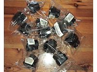 12 stopkontakt splitters voor 2 platte stekkers (doos t) - afbeelding 2 van  5