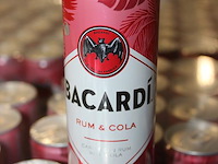 12 x 24 blikken bacardi cola 0,25cl. tht 1-2027. bod inclusief statiegeldwaarde van 43,20 euro. - afbeelding 3 van  3