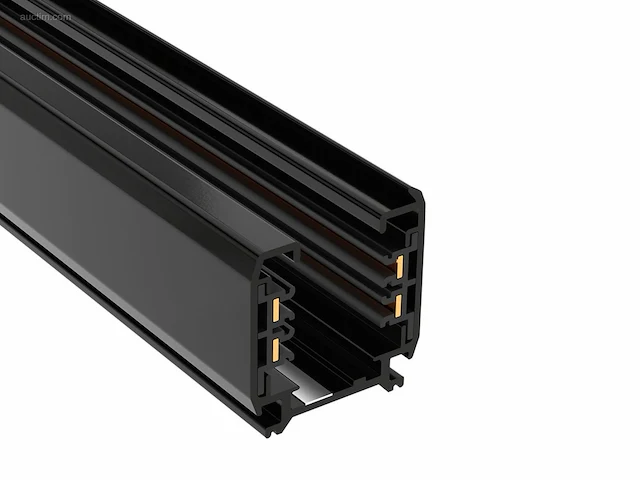 12 x 3-fase spanningsrail 100 cm zwart - afbeelding 1 van  6