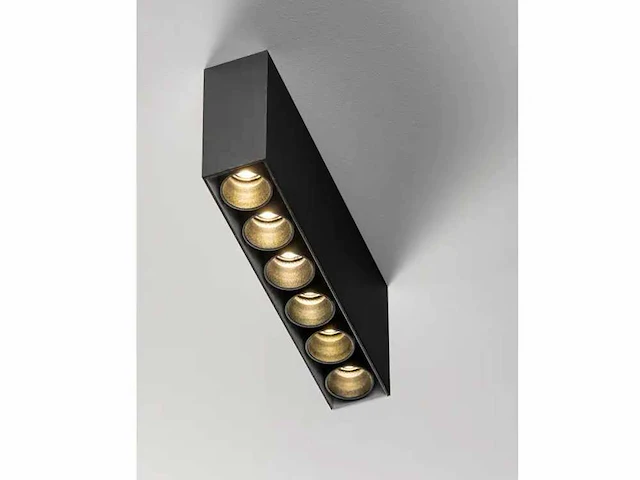 12 x artemida 15 watt led opbouw spots zwart - afbeelding 1 van  7