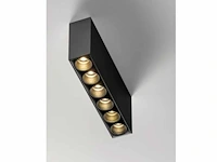 12 x artemida 15 watt led opbouw spots zwart