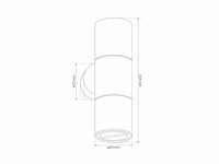 12 x black tubular eco 2.0 buitenarmatuur - afbeelding 2 van  8