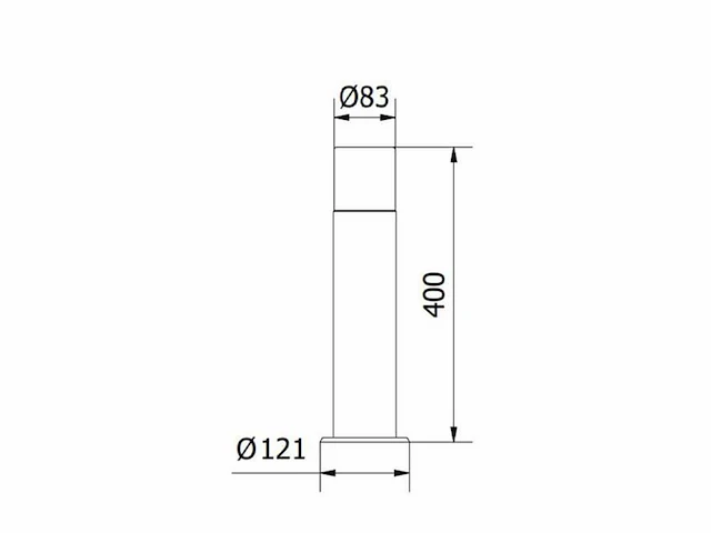 12 x cortona 40 buiten lamp zwart - afbeelding 5 van  10