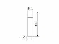 12 x cortona 40 buiten lamp zwart - afbeelding 5 van  10