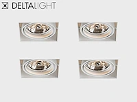 12 x deltalight ar70 minigrid in trimless single