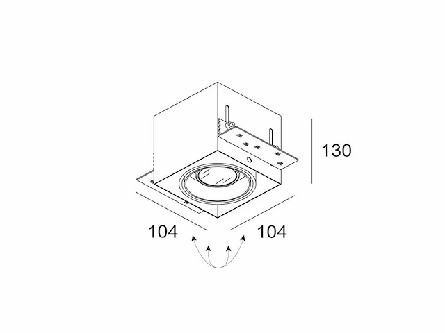 12 x deltalight ar70 minigrid in trimless single - afbeelding 5 van  8