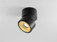 12 x gio 1.0 kantelbare design spot zwart/goud