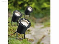 12 x gt focus tuin grond spots zwart - afbeelding 4 van  8