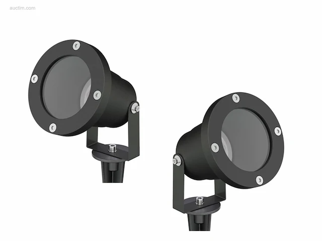 12 x gt focus tuin grond spots zwart - afbeelding 6 van  7