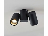 12 x gt gu10 kantelbare spots zwart